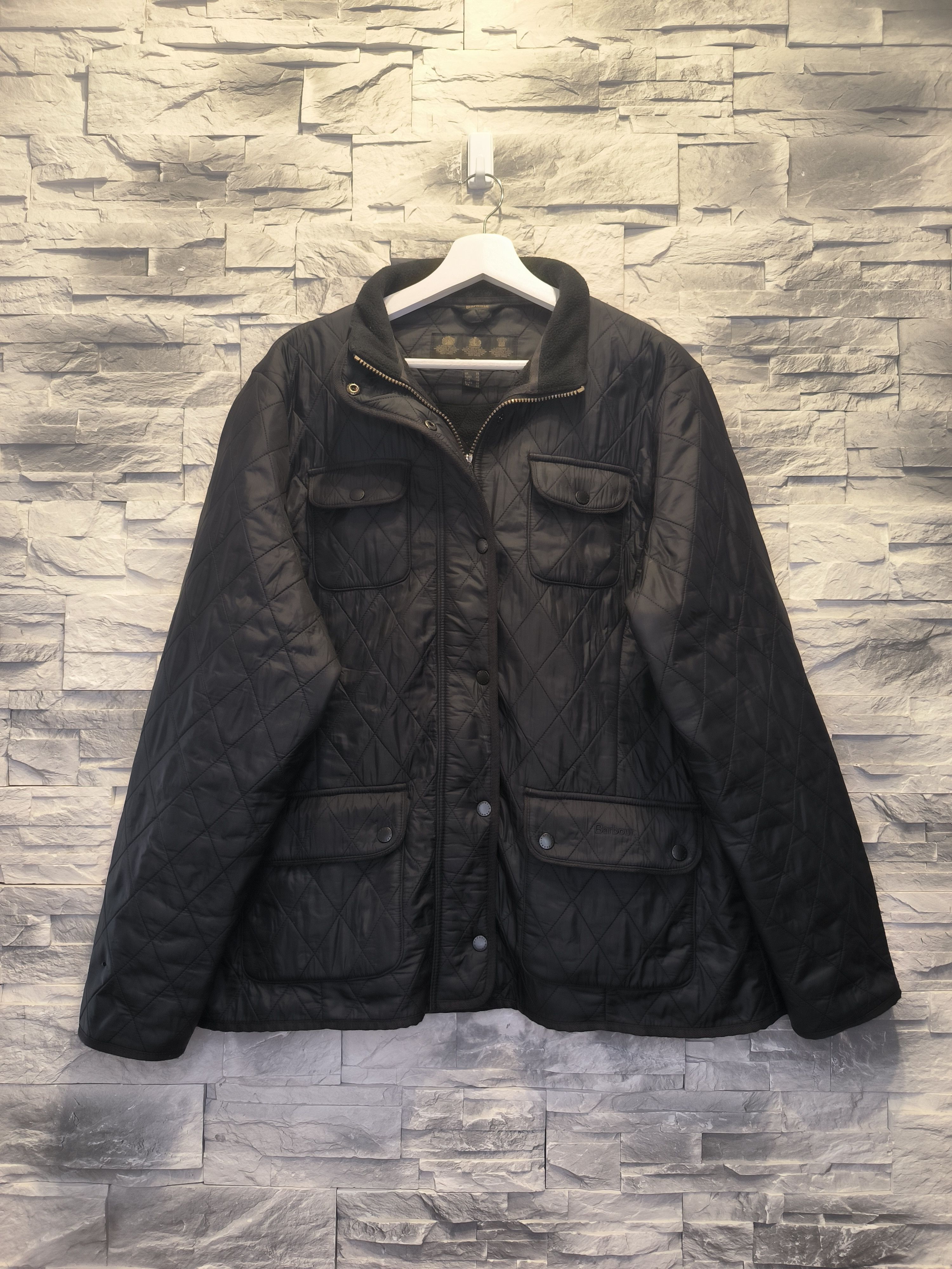 Barbour × Vintage Barbour Jacket Vintage Logo Navy Size XL / US 12-14 / IT 48-50 - 1 Thumbnail