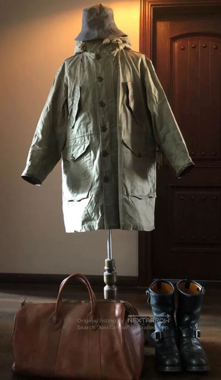 RRL Ralph Lauren mccarthy oil cotton m47 jacket parka. Size US M / EU 48-50 / 2 - 6 Thumbnail
