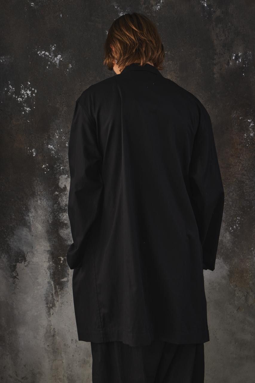 Yohji Yamamoto Ground Y Cotton 3-Button Long Coat Work Jacket Size 50R - 5 Thumbnail