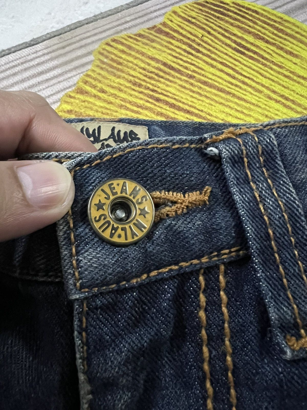 If Six Was Nine × Japanese Brand × Le Grande Bleu (L.G.B.) 💥FLARE 💥JEANS NYLAUS WASHED BOOTCUT 90’s STYLE Size US 29 - 6 Thumbnail
