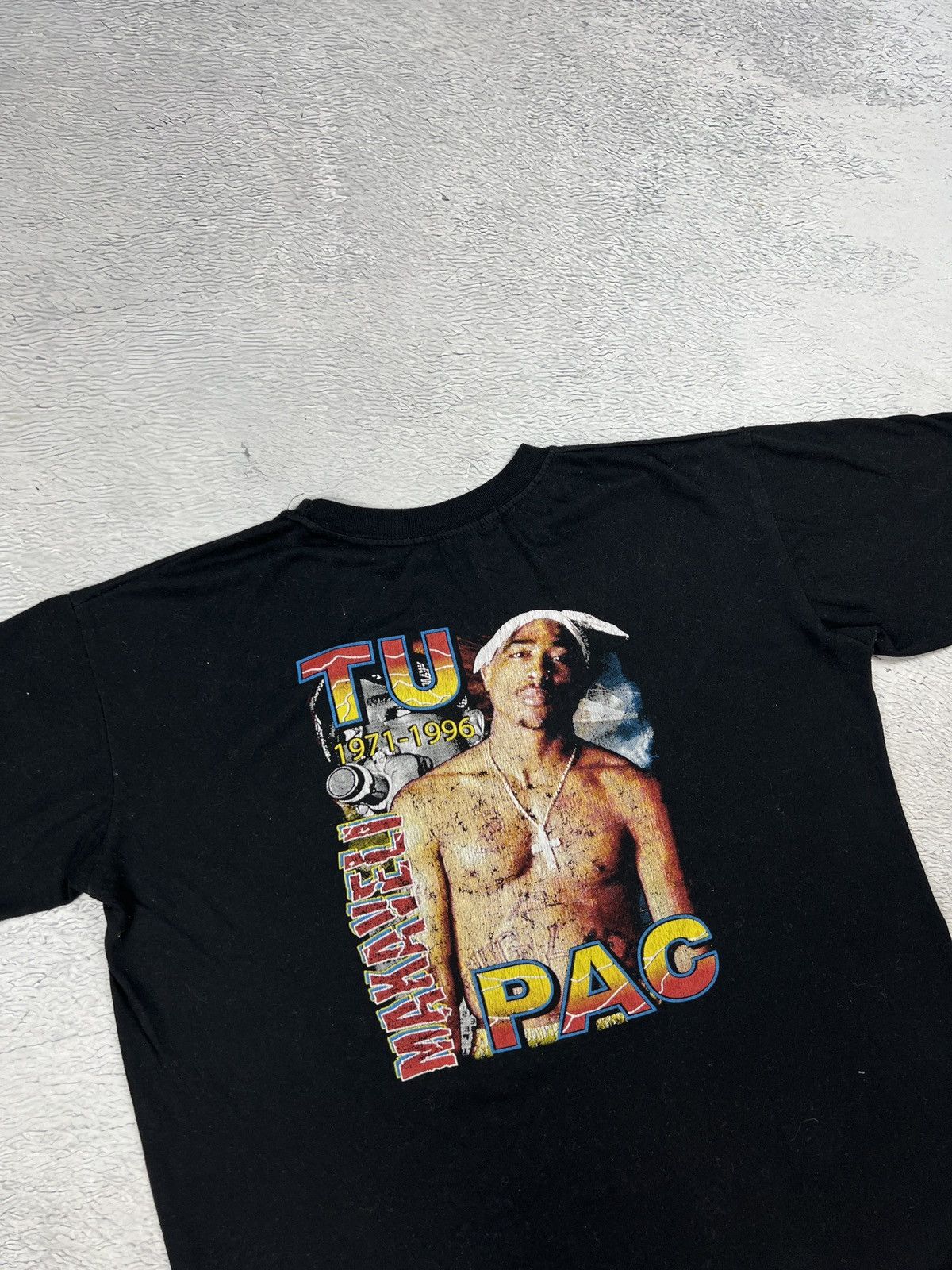 Rap Tees × Vintage Vintage 90s TUPAC MEMORIAL TEE 1996 RAP DEAD BOX TSHIRT Size US L / EU 52-54 / 3 - 3 Thumbnail