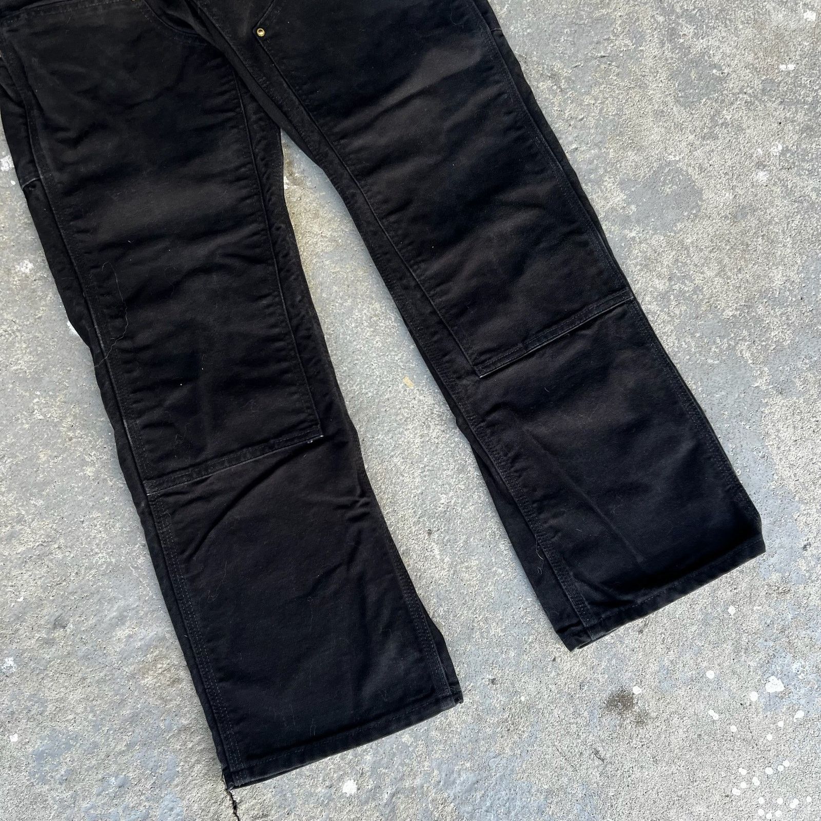 Carhartt × Vintage Carhartt black double knee work wear carpenter pants Size US 26 / EU 42 - 3 Thumbnail