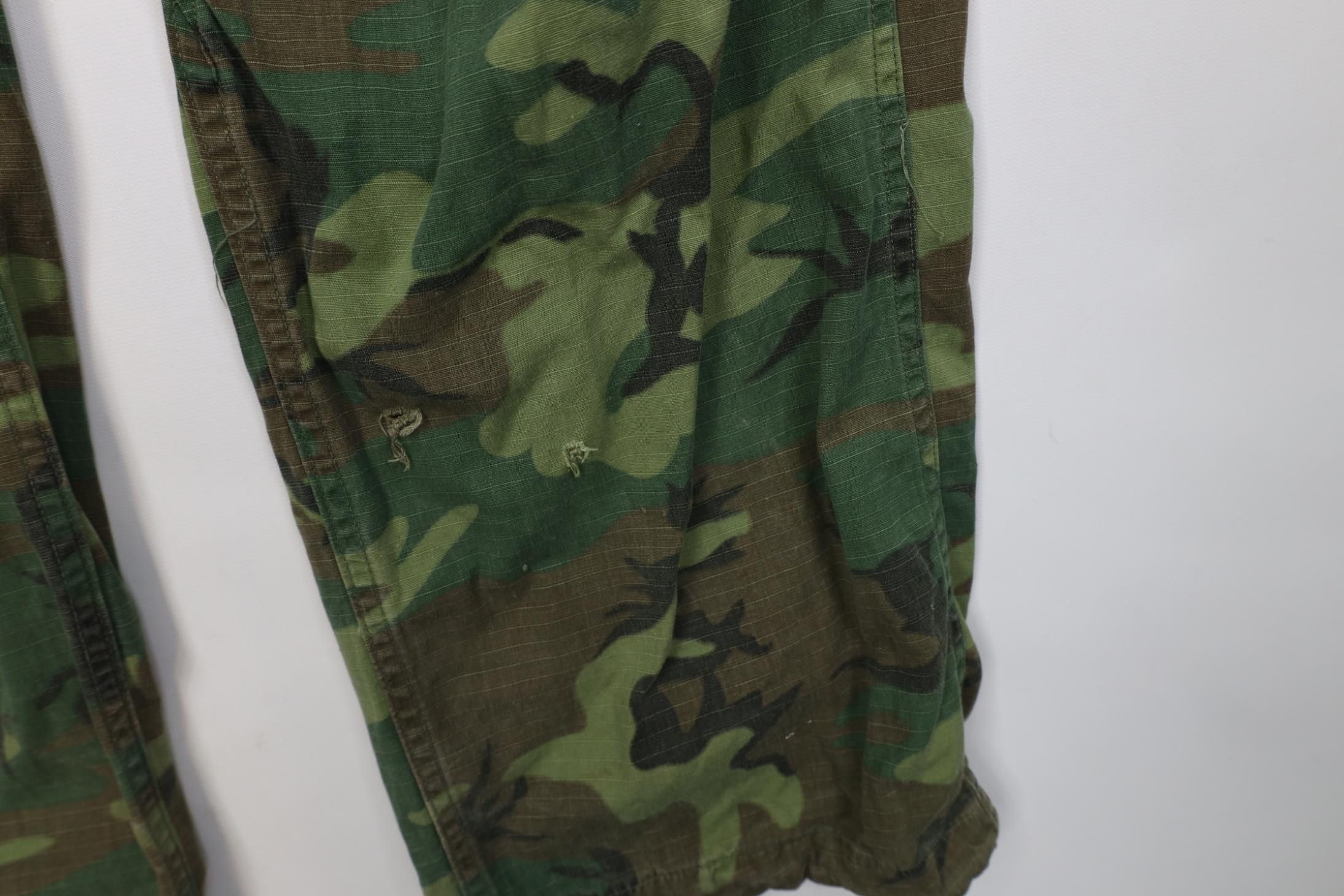 Vintage Vintage 60s Vietnam War Poplin Class 2 Ripstop Cargo Pants Size US 34 / EU 50 - 6 Thumbnail
