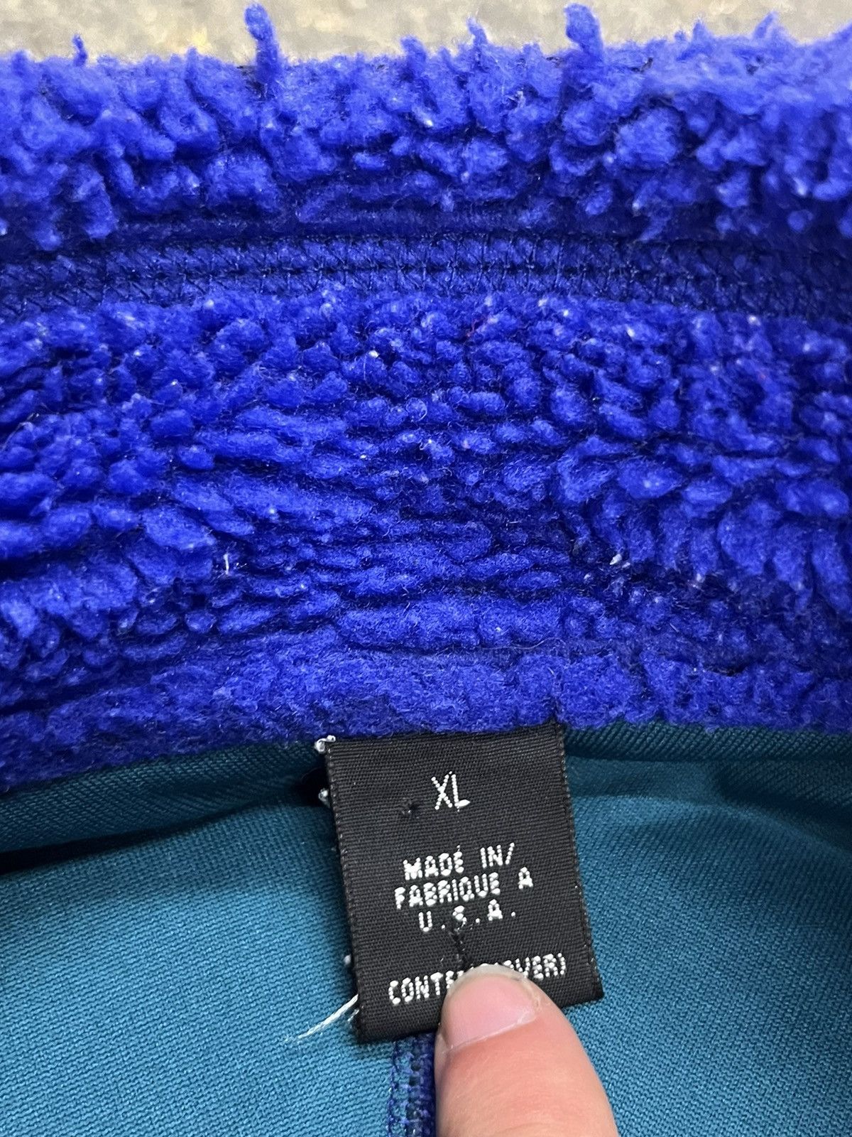 Patagonia × Vintage Patagonia vintage 90s deep pile fleece made in USA rare hype Size US XL / EU 56 / 4 - 7 Thumbnail