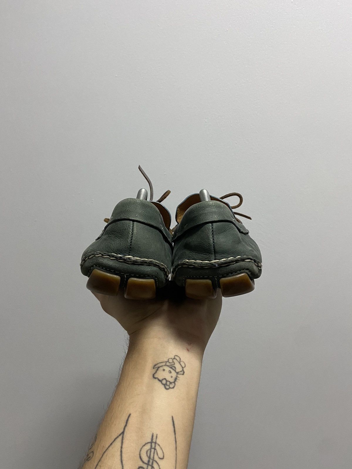 Prada × Vintage Prada Vintage Brown Shoes Sandals Moccasins Luxury Size US 12 / EU 45 - 4 Thumbnail