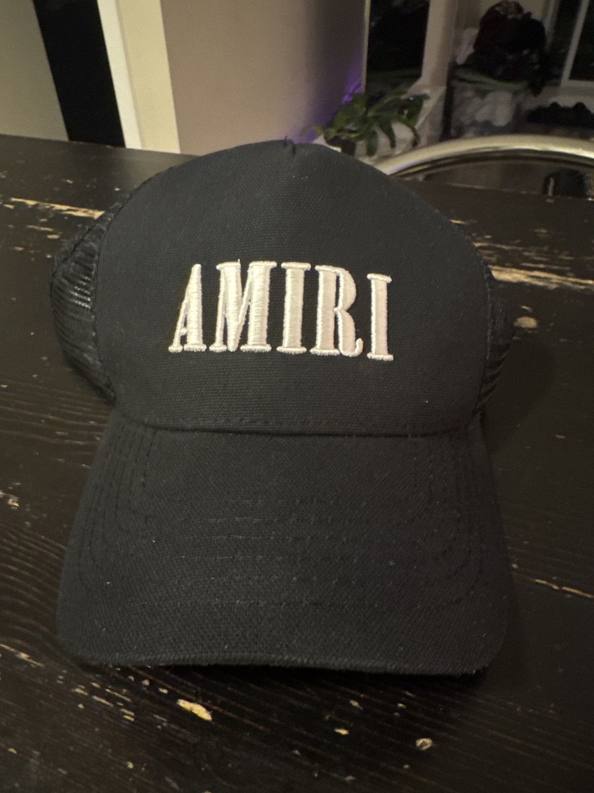 Amiri AMIRI - Logo Trucker Hat Size ONE SIZE - 1 Thumbnail