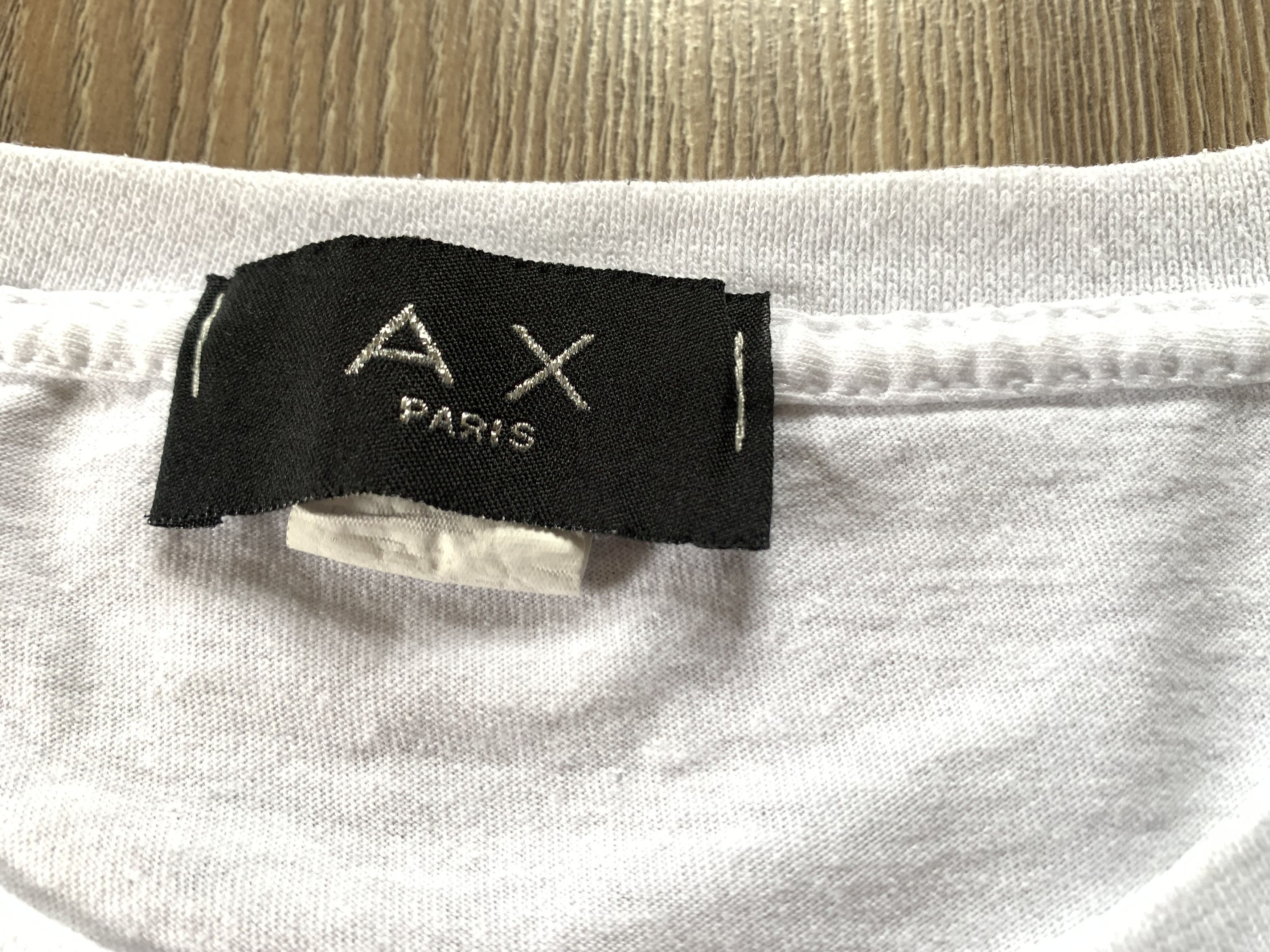 Vintage AX Paris Vintage White Cotton Printed T Shirt Size US S / EU 44-46 / 1 - 6 Thumbnail
