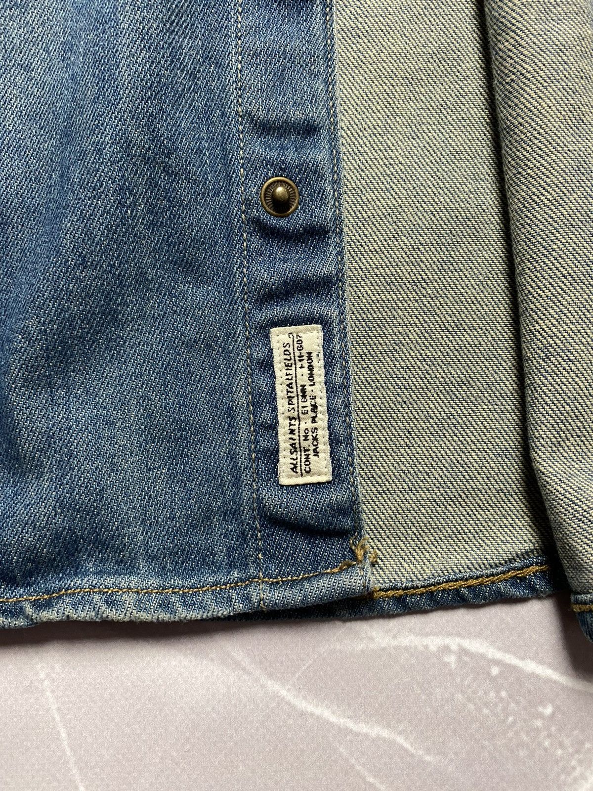 Allsaints Allsaints Bedford LS Shirt Denim Overshirt Mens Size M Size US M / EU 48-50 / 2 - 6 Thumbnail