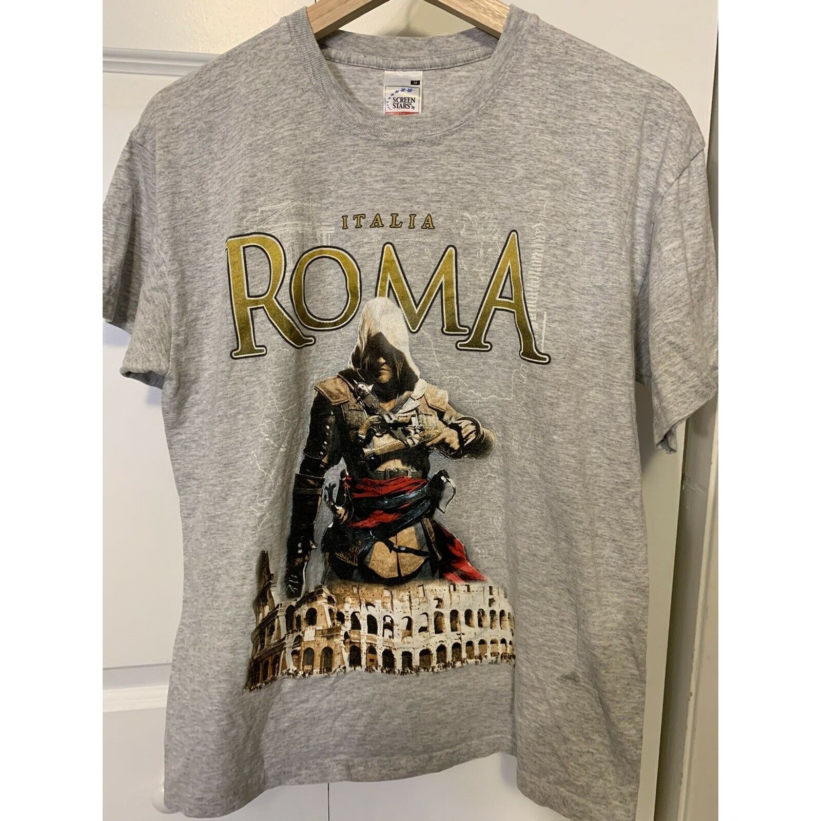 Other Roma Italia Vintage 80s 90s Shirt Souvenir Mens Sz M Great Size US M / EU 48-50 / 2 - 4 Thumbnail