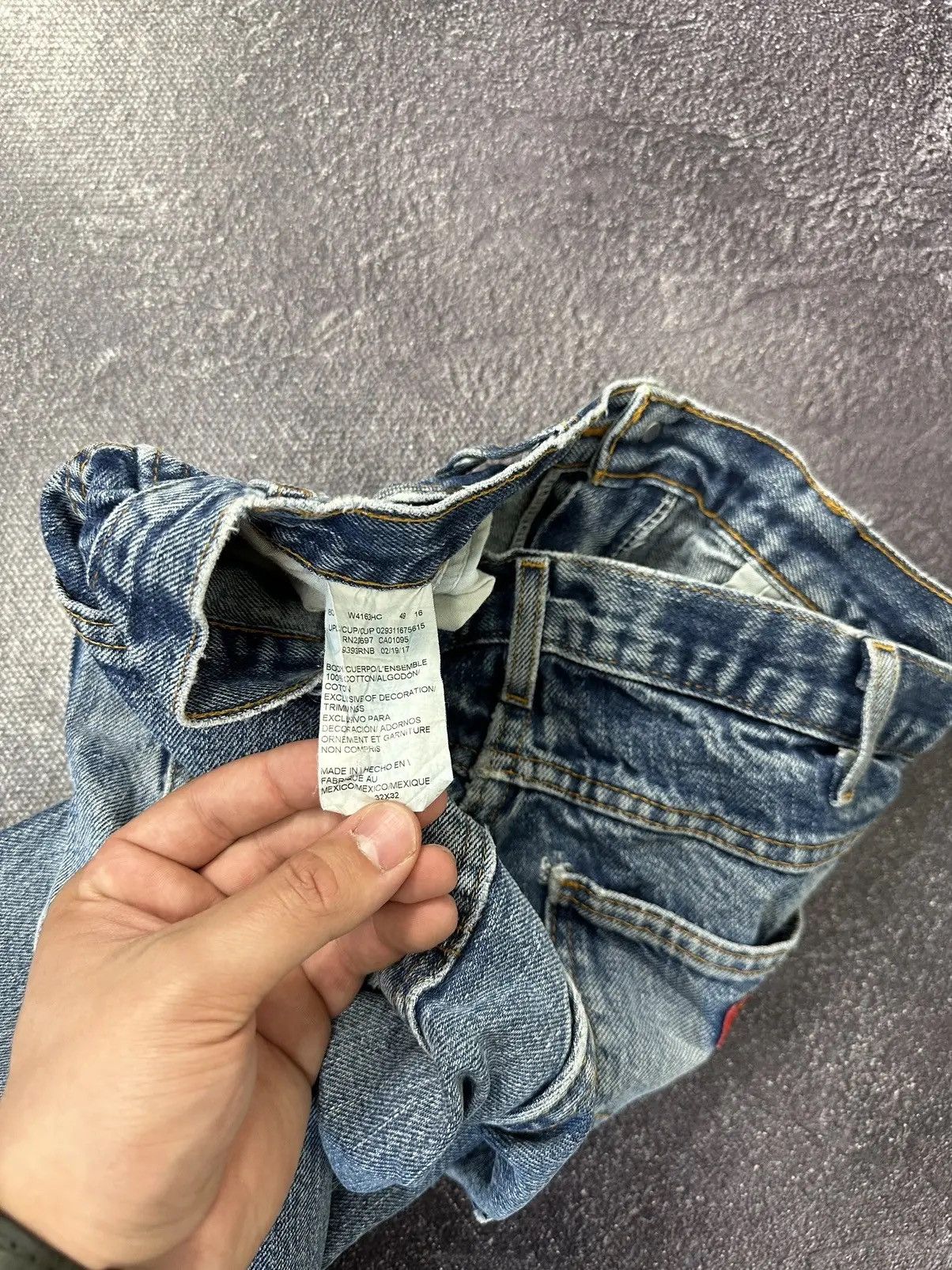 Dickies × Vintage Vintage Dickies USA Faded Blue Hype Work Denim Jeans Size US 32 / EU 48 - 10 Thumbnail