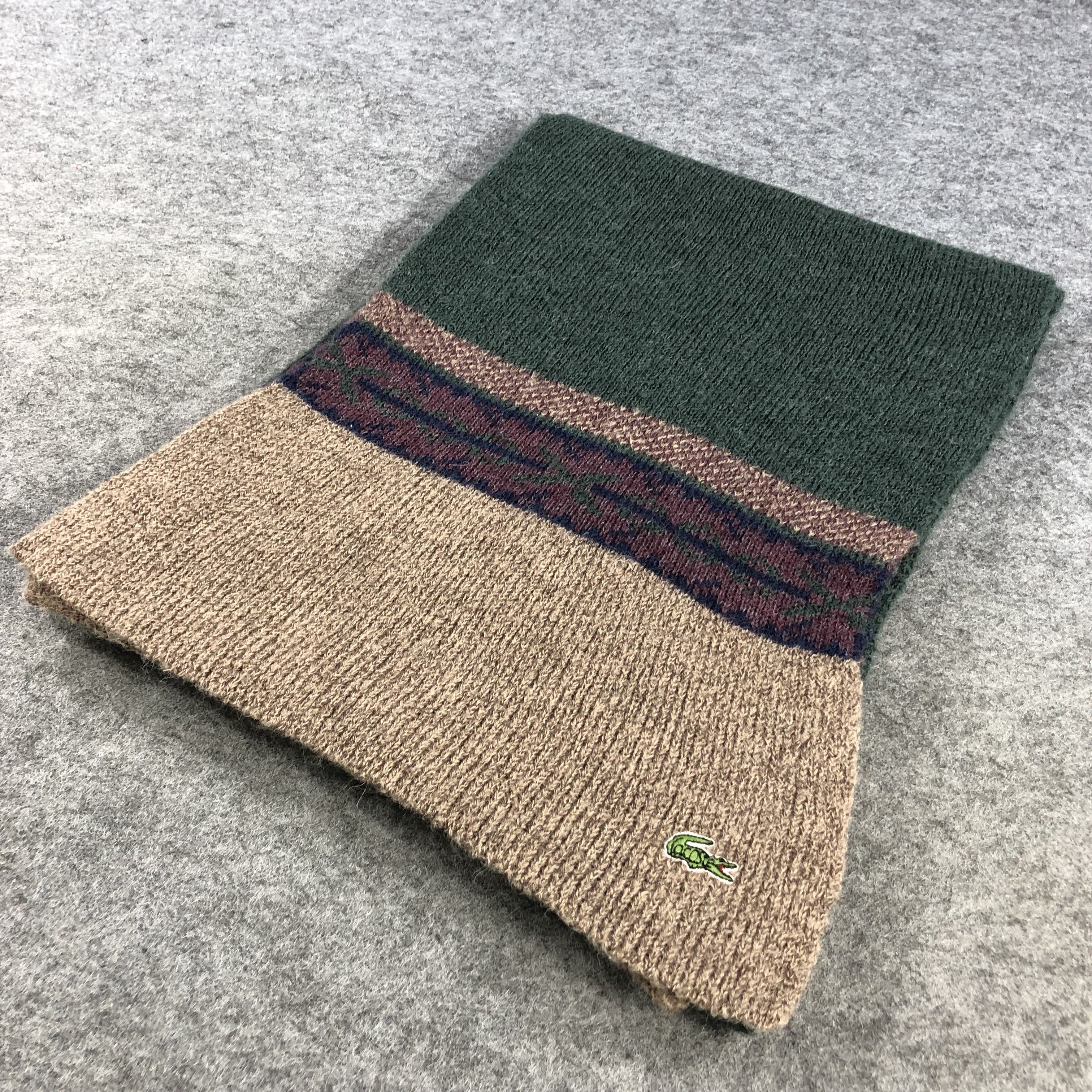 Lacoste Lacoste Wool Scarf Muffler V878 Size ONE SIZE - 3 Thumbnail