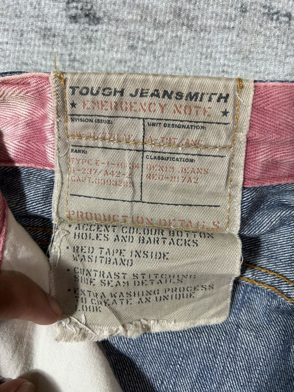 PPFM 2000s Seditionaries Distressed Tough Jeans Smith Size US 31 - 14 Thumbnail
