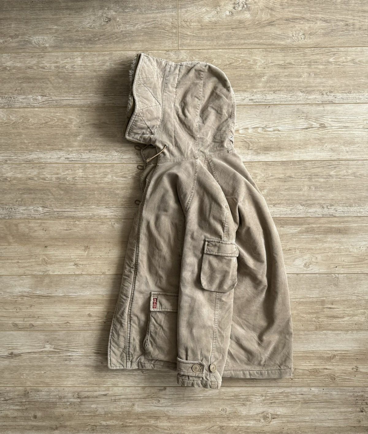 Guess Guess Jeans Vintage Corduroy Short Parka Jacket Size US L / EU 52-54 / 3 - 1 Thumbnail