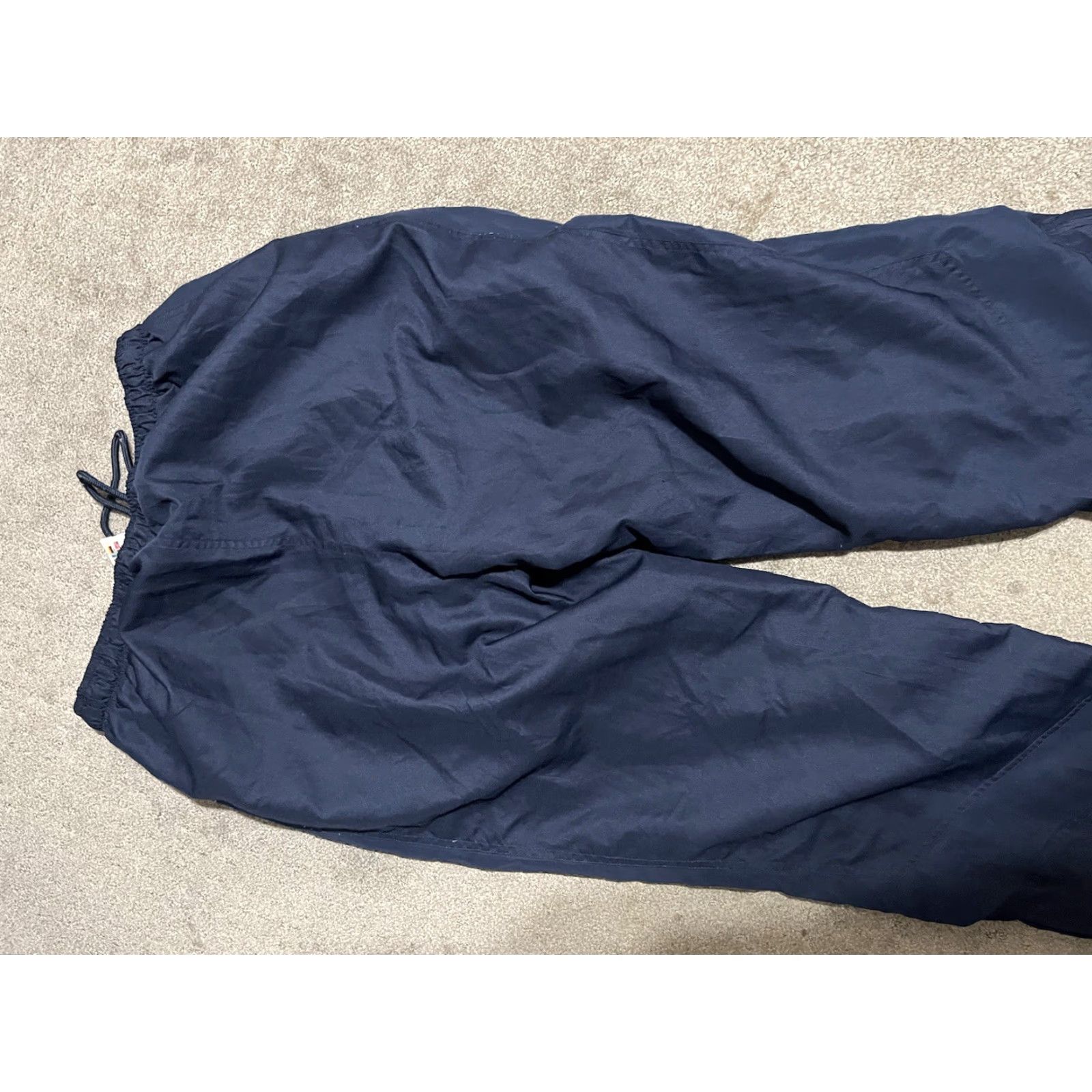 Reebok VINTAGE Reebok Pants XL Tapered Lightweight Windbreaker Style Track Pants Navy Blue Blue Size US 36 / EU 52 - 4 Thumbnail