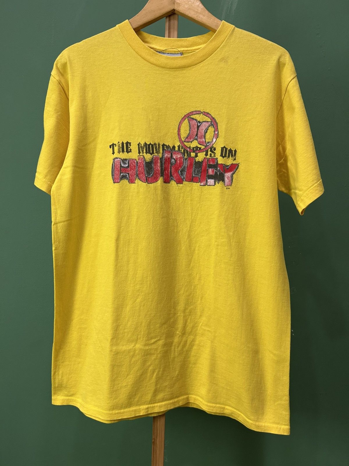 Hurley Hurley 90s 1999 The Movement Is On Vintage Size US L / EU 52-54 / 3 - 1 Thumbnail
