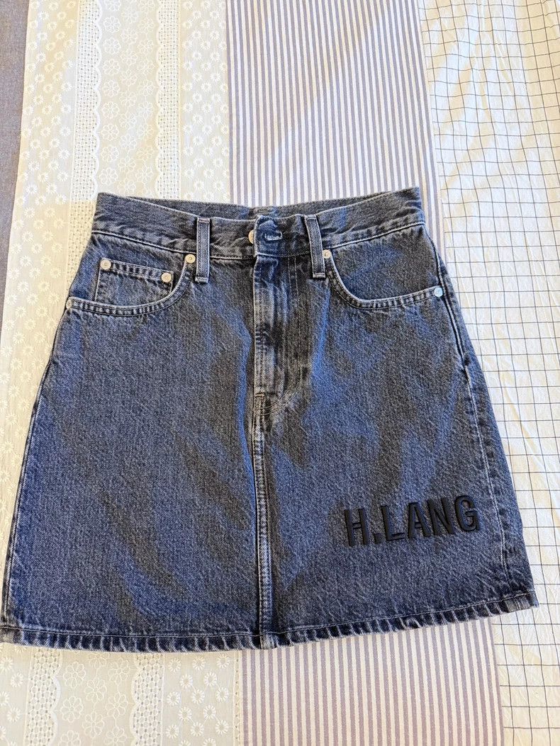 Helmut Lang Helmut Lang Denim Mini Skirt - dmc Size 24" / US 00 / IT 34 - 1 Thumbnail