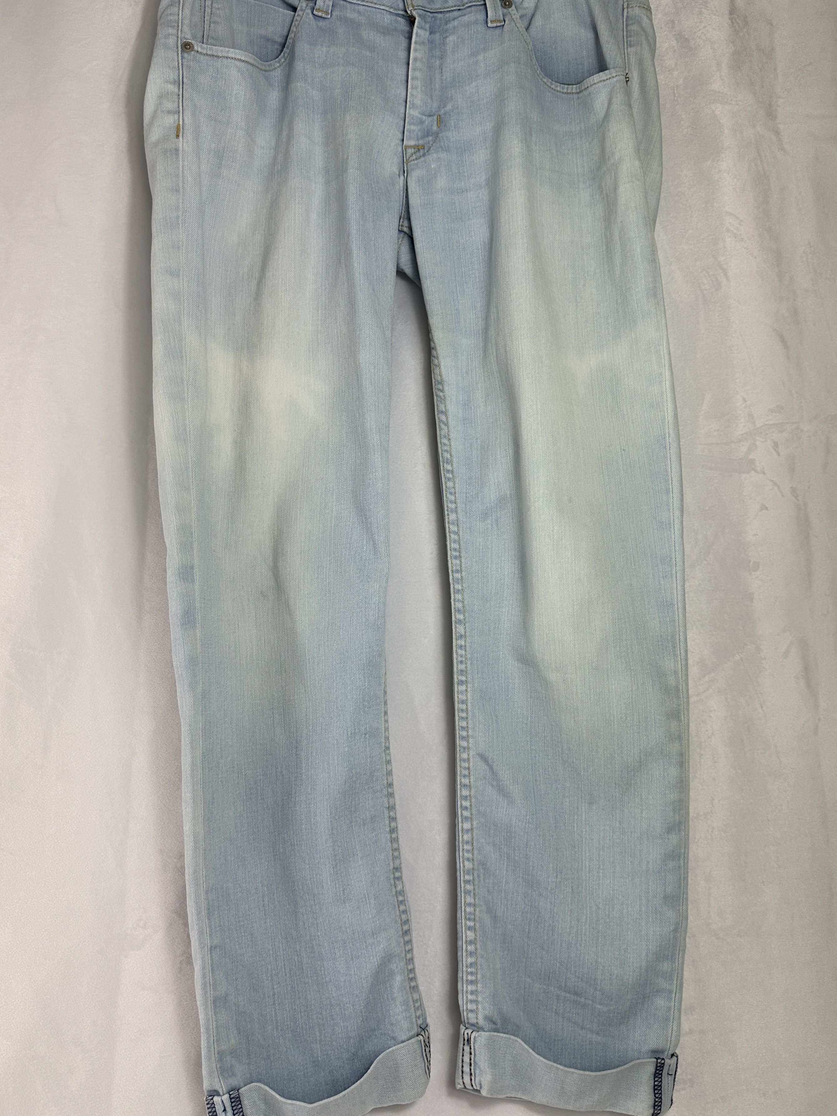 Hudson Hudson Bacara Straight Flood Cuff Jeans 30 Size 30" / US 8 / IT 44 - 2 Thumbnail