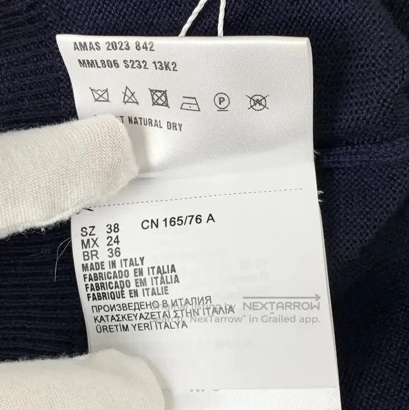 Miu Miu Miu Miu Women's Navy Wool Pullover Sweater . Size S / US 4 / IT 40 - 8 Thumbnail