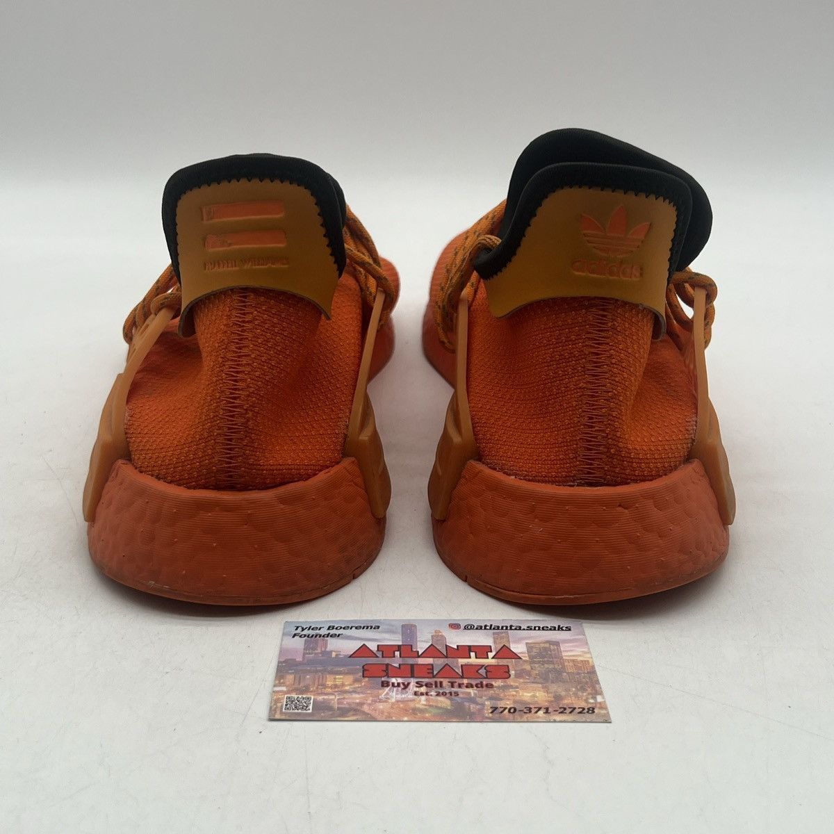 Adidas Pharrell x NMD human race Orange Size US 13 / EU 46 - 3 Thumbnail