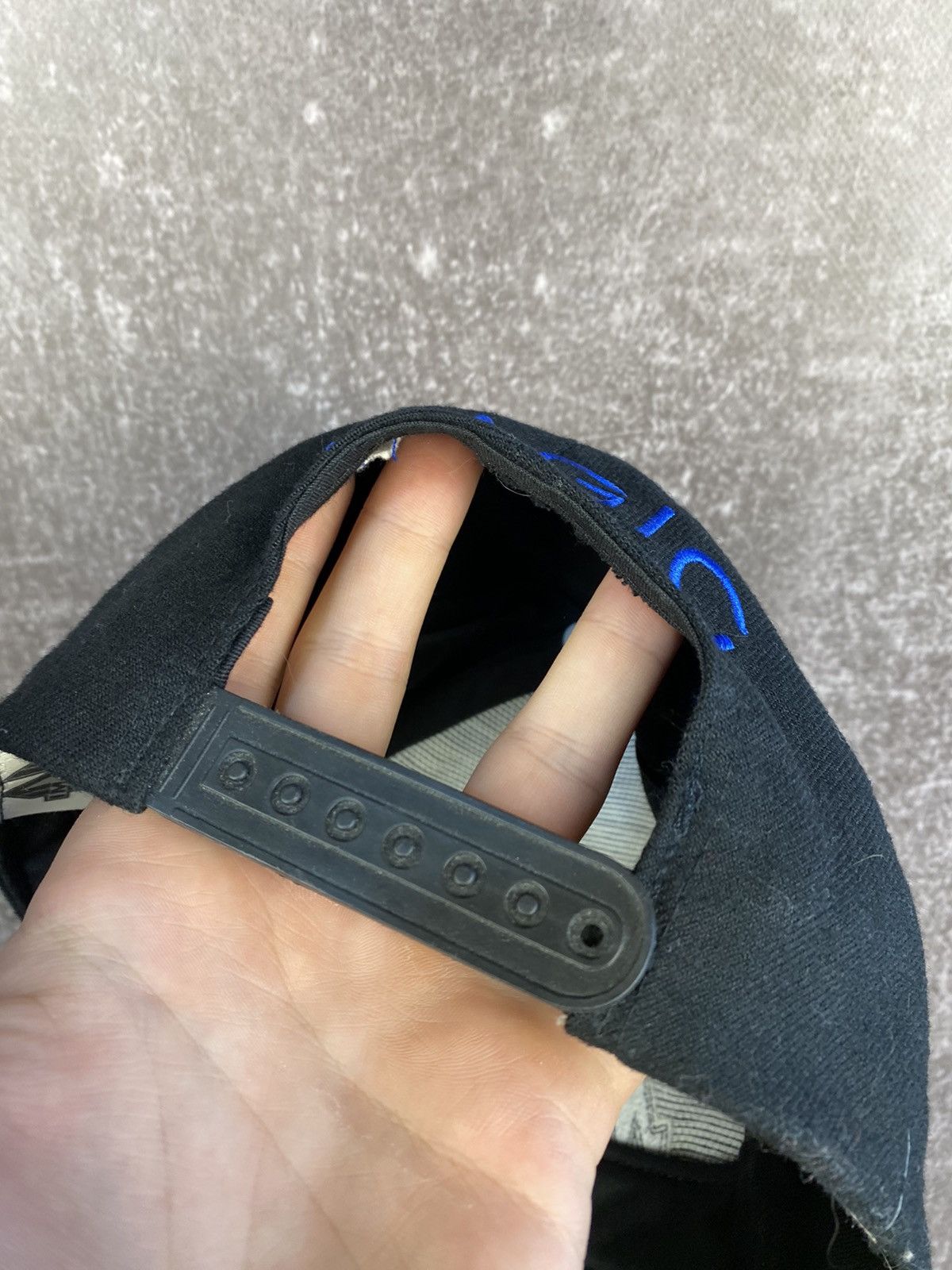 NBA × Vintage VINTAGE Orlando Magic Hat Cap Snap Blue Black Basket ball Size ONE SIZE - 6 Thumbnail