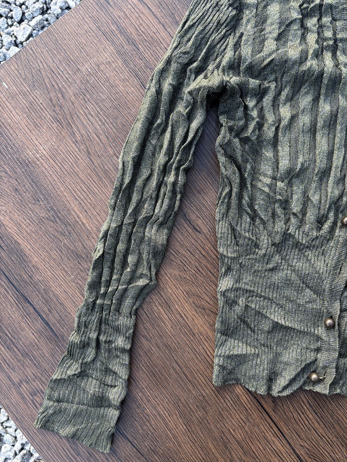 PAULE KA Vintage Italy Knitwear Cardigan Button Y2k Size S / US 4 / IT 40 - 3 Thumbnail