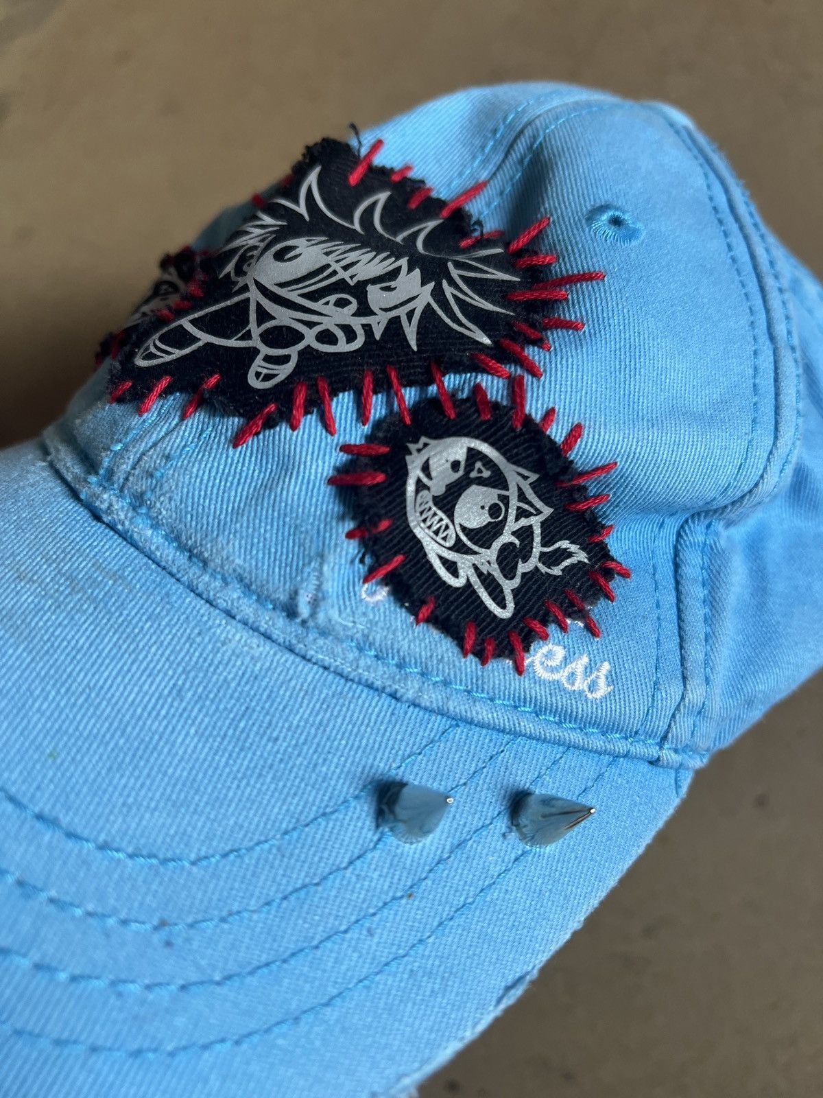 Other Distressed vintage cap anime jjk custom jujutsu kaisen hat Size ONE SIZE - 3 Thumbnail