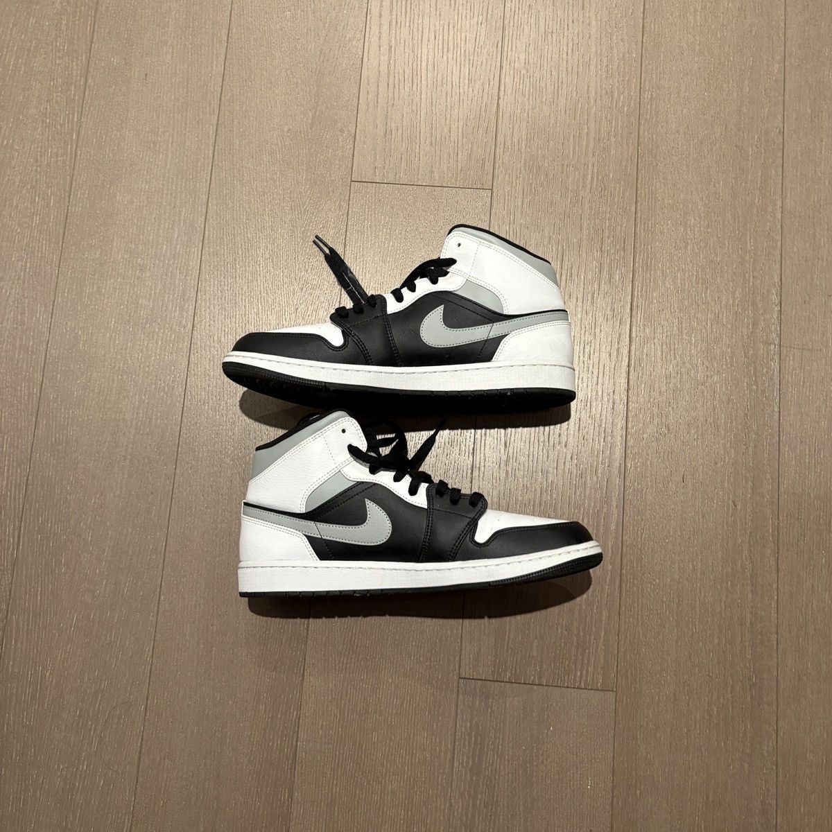 Nike Air Jordan 1 Mid in ‘White Shadow’ Size US 13 / EU 46 - 2 Thumbnail