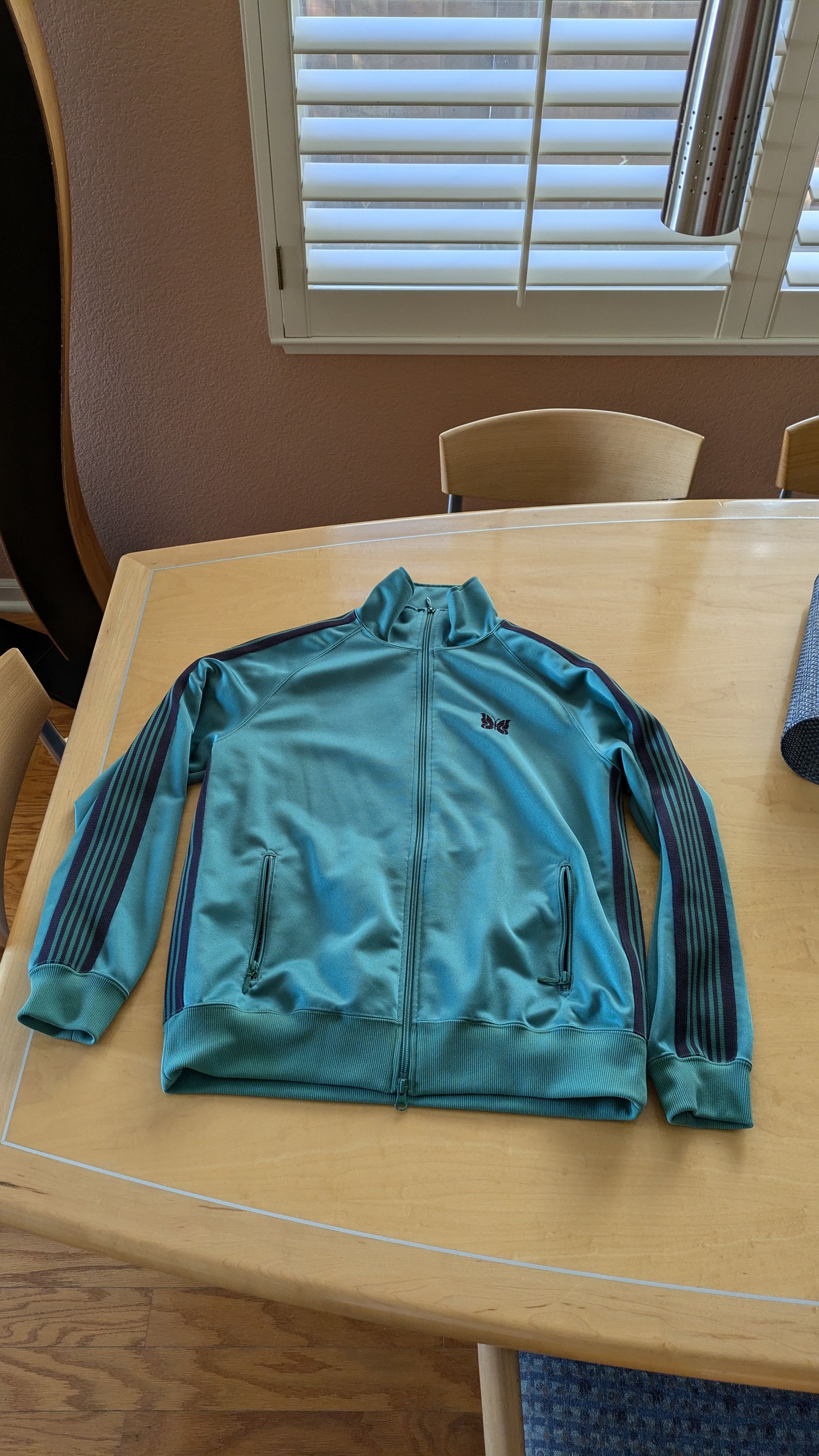 Japanese Brand × Needles × Nepenthes Needles Green Track Jacket Size Large Size US L / EU 52-54 / 3 - 1 Thumbnail