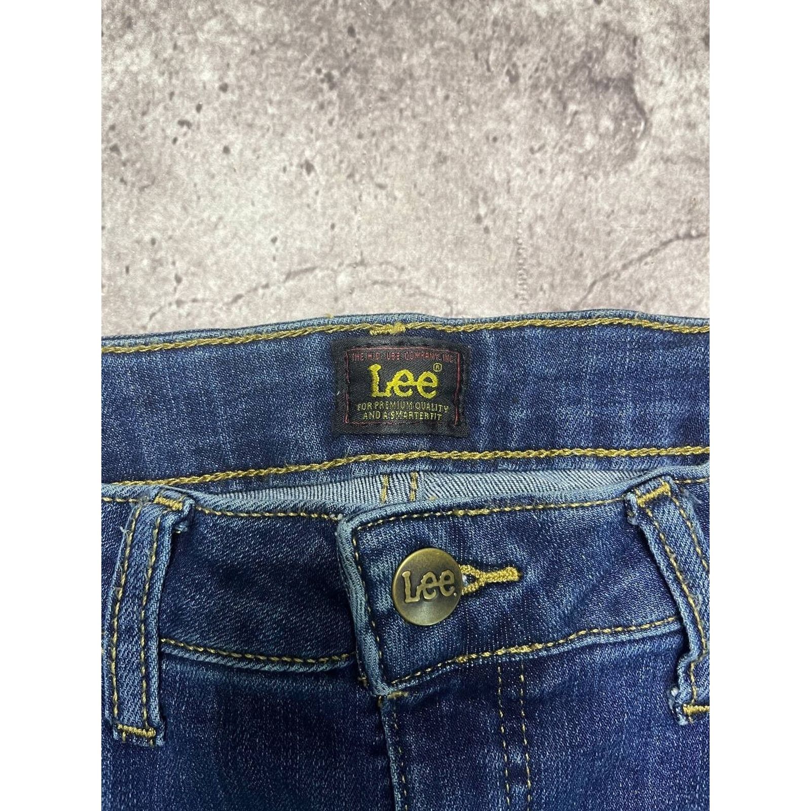Lee Vintage Lee Flared Jeans Mid Wash Blue Size 31 Bootcut USA Size 31" - 3 Thumbnail