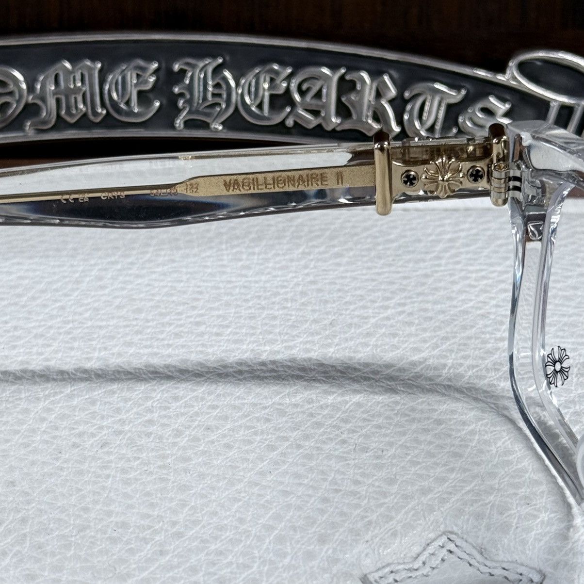 Chrome Hearts Chrome Hearts Vagillionaire II Glasses Size ONE SIZE - 6 Thumbnail