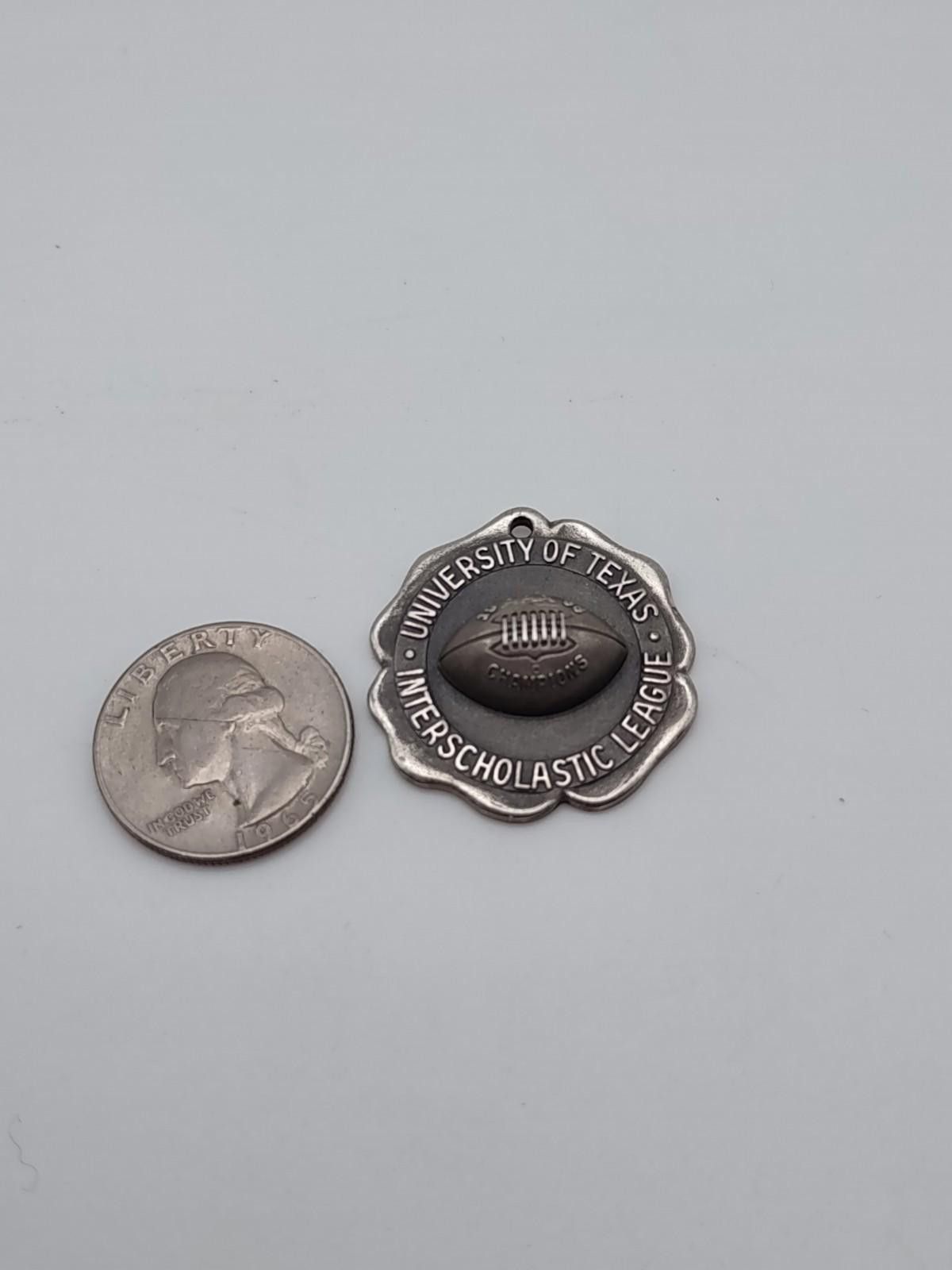 Other 1956 UIL AAA Football Champions Haltom's Sterling Medal Size ONE SIZE - 3 Thumbnail