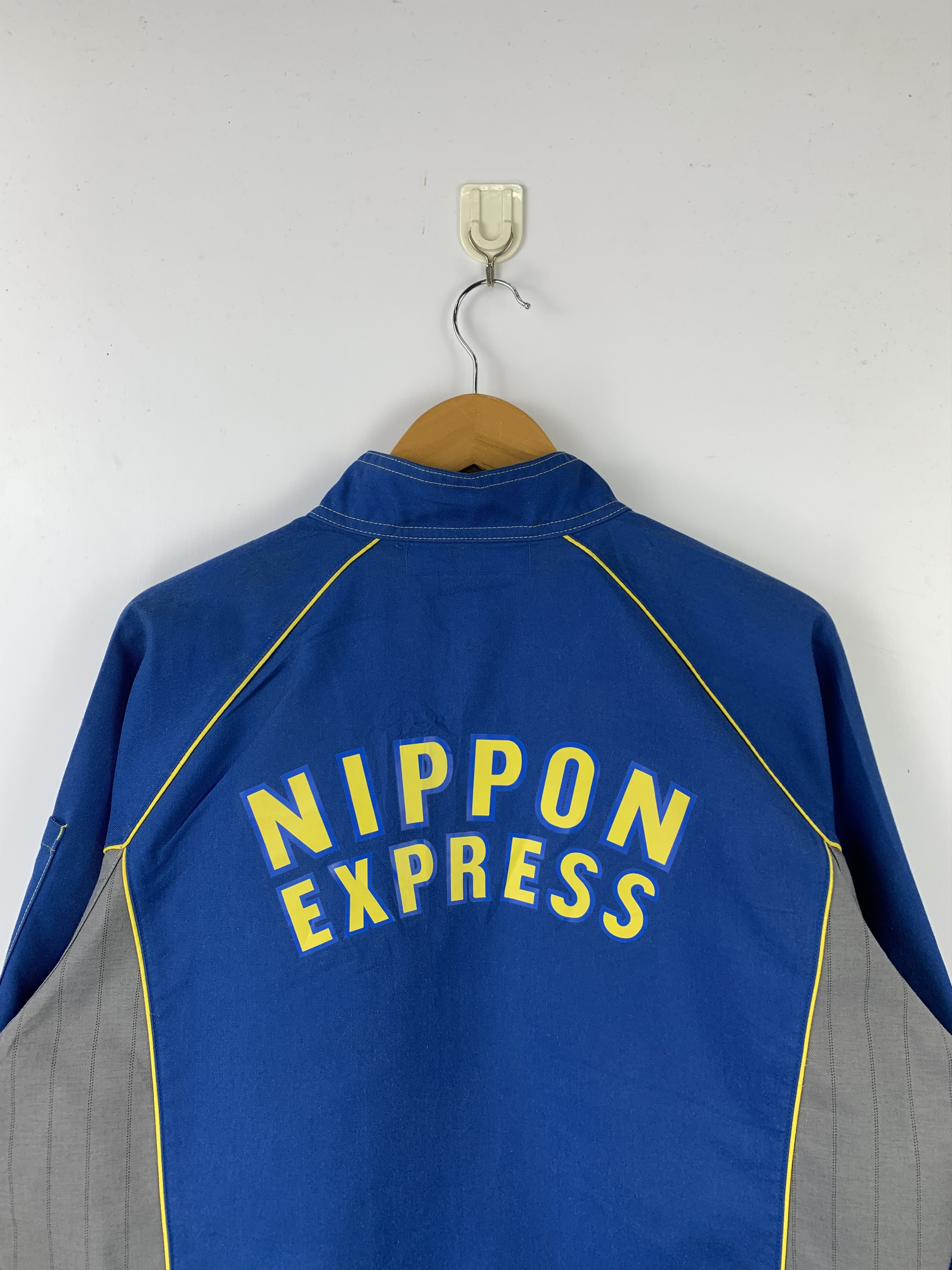 Japanese Brand Vintage Nippon Express Workers Jacket J1546 Size US L / EU 52-54 / 3 - 4 Thumbnail
