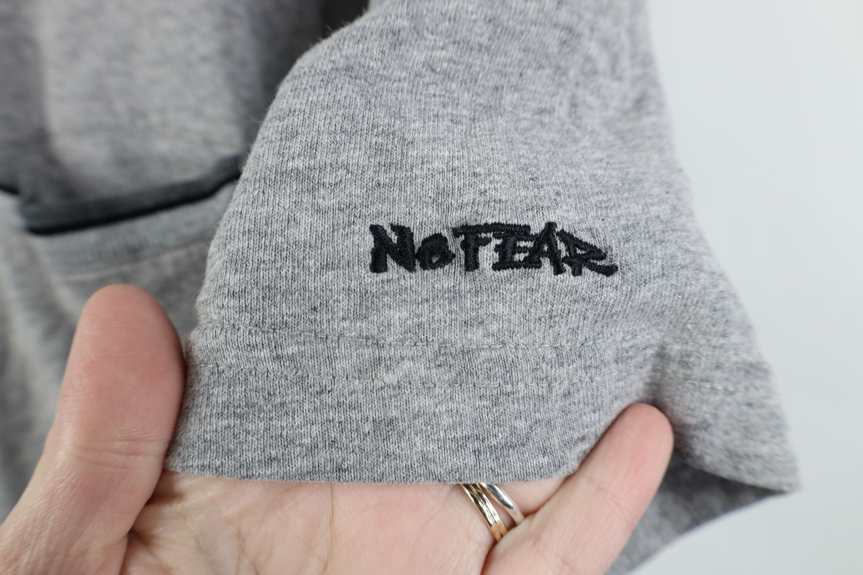 No Fear Vintage 90s No Fear 1/4 Half Zip Collared Polo Shirt Gray Size US M / EU 48-50 / 2 - 4 Thumbnail