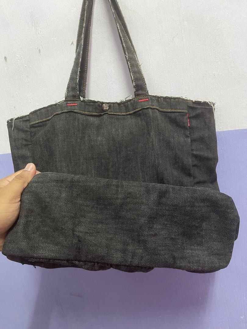 Tornado Mart Tornado Mart Denim Tote Bag Size ONE SIZE - 9 Thumbnail