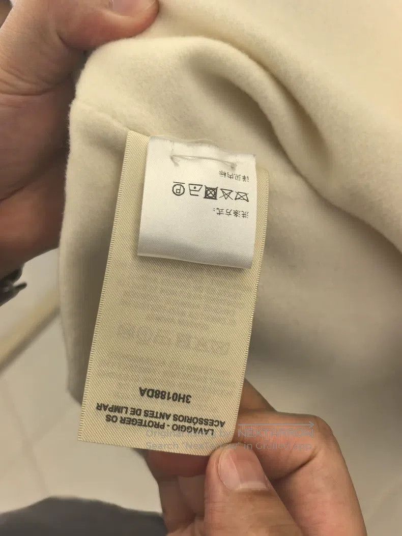 Hermes Hermes 24 Autumn/Winter Cashmere Coat, Medium Length, Whit Size XS / US 0-2 / IT 36-38 - 4 Thumbnail