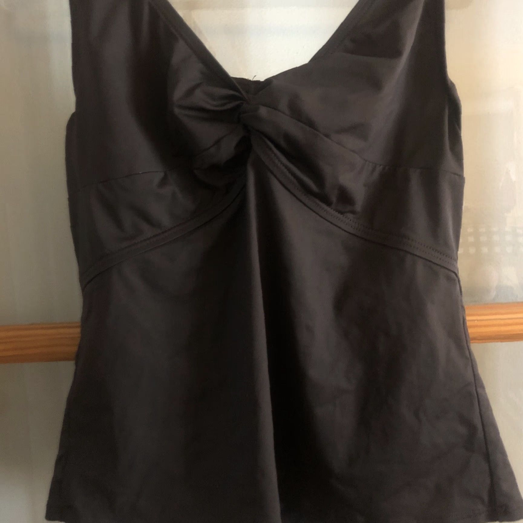 Tommy Bahama Tommy Bahama Tankini Top Halter M Brown Women Beach Ruched/Scrunched Swimsuit Top Size M Size M / US 6-8 / IT 42-44 - 2 Thumbnail