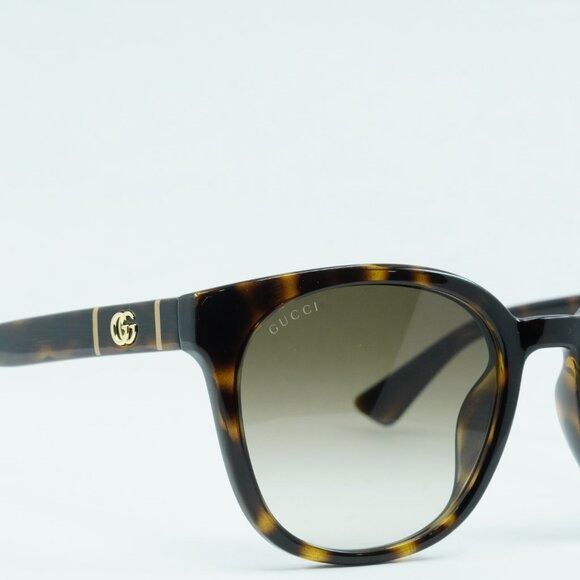 Gucci Gucci GG1122SA 002 Sunglasses Havana Square Frame, Brown Size ONE SIZE - 8 Thumbnail