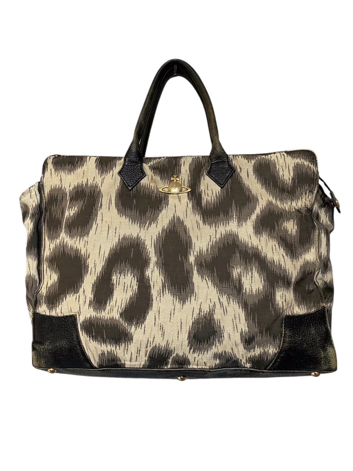 Malcolm McLaren × Vintage × Vivienne Westwood Vintage Vivieene Westwood distressed tote bag Size ONE SIZE - 4 Thumbnail