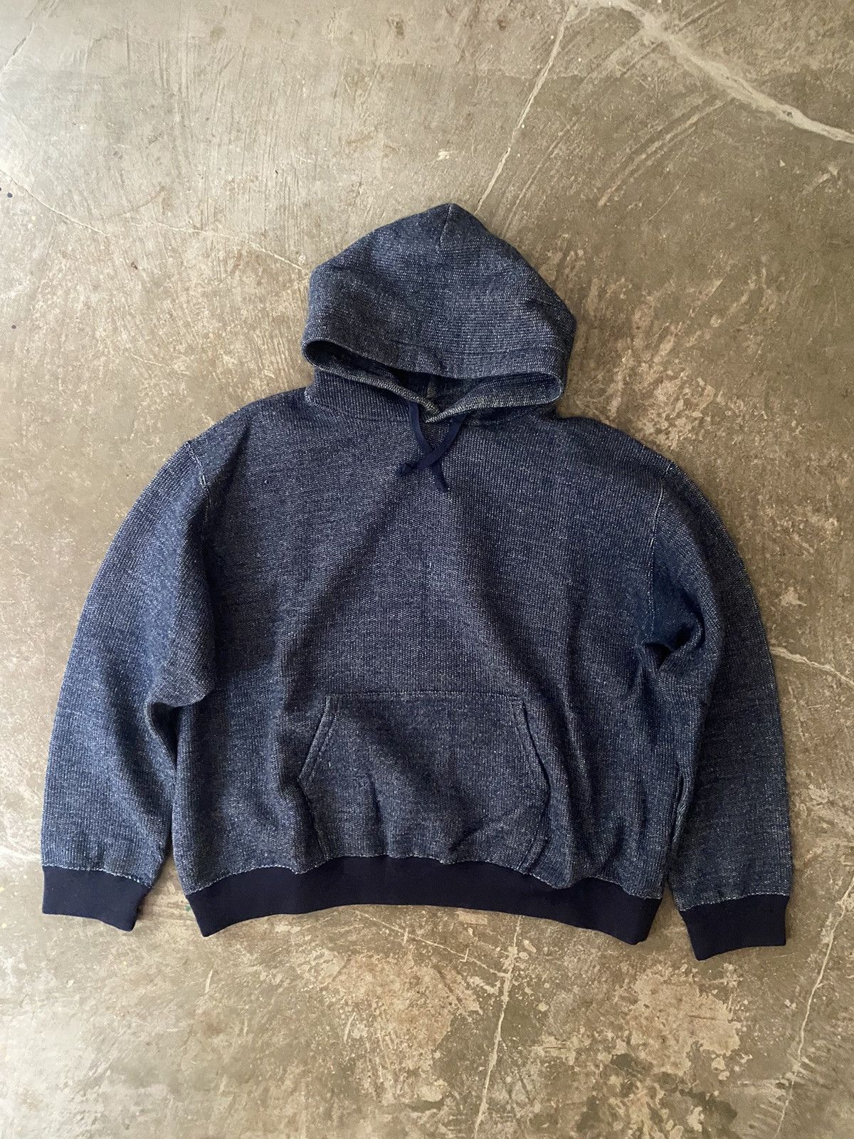 Porter Classic Porter Classic Indigo Hoodie Kapital Visvim Blue Blue Japan Size US XXL / EU 58 / 5 - 1 Thumbnail