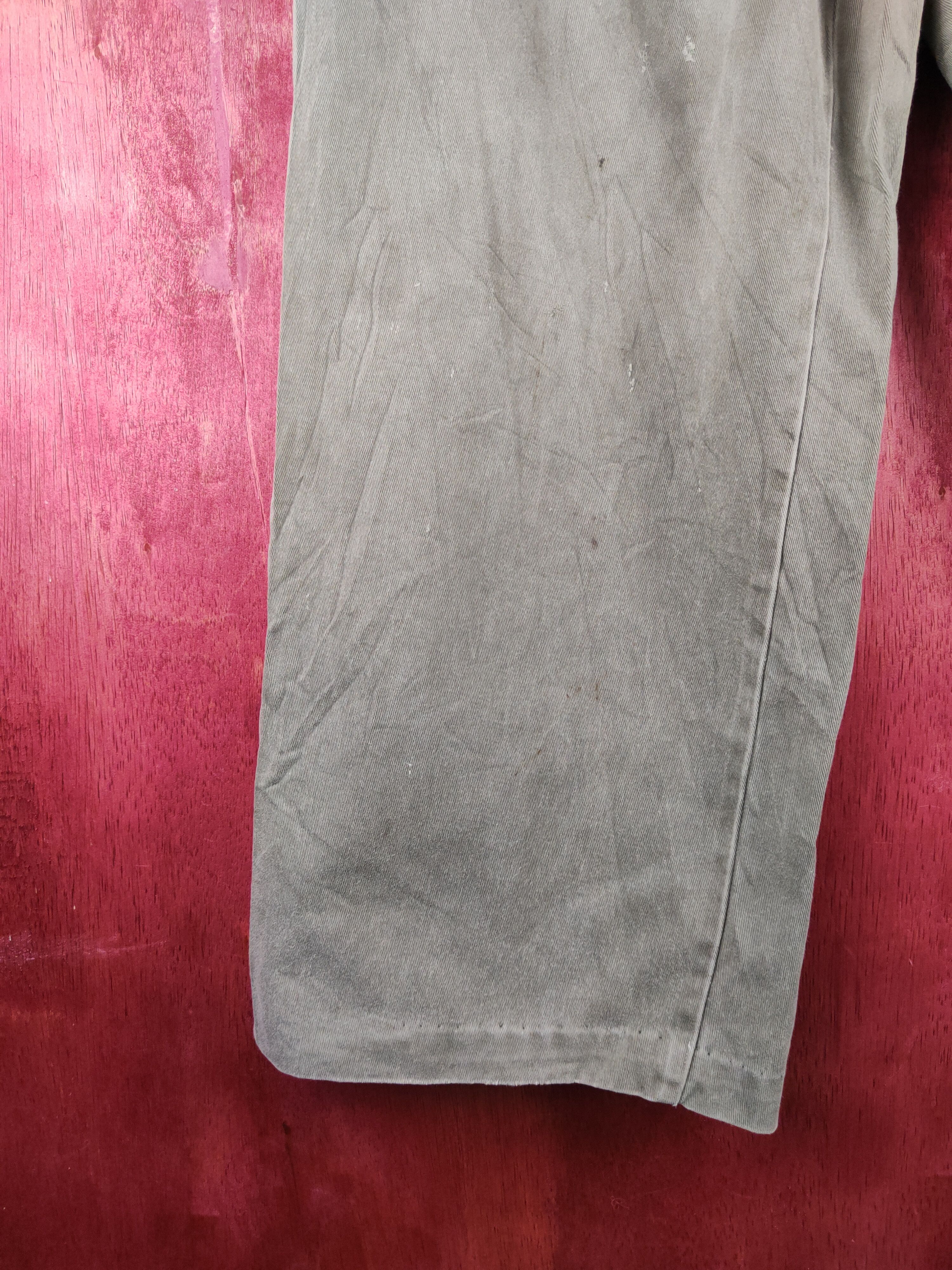Japanese Brand Hey Beau Green Faded Multipocket Cargo Pants N#34 Size US 30 / EU 46 - 5 Thumbnail