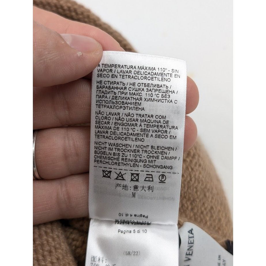 Bottega Veneta o1rshd1 Size: M / Overlock Wool Cashmere Beanie Hat / Cap Size ONE SIZE - 15 Thumbnail