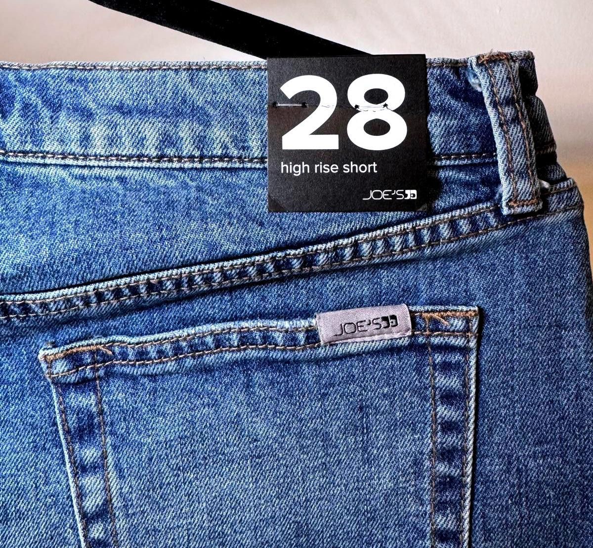 Designer Joe's High Rise Denim Shorts Size 28 Size 28" / US 6 / IT 42 - 3 Thumbnail