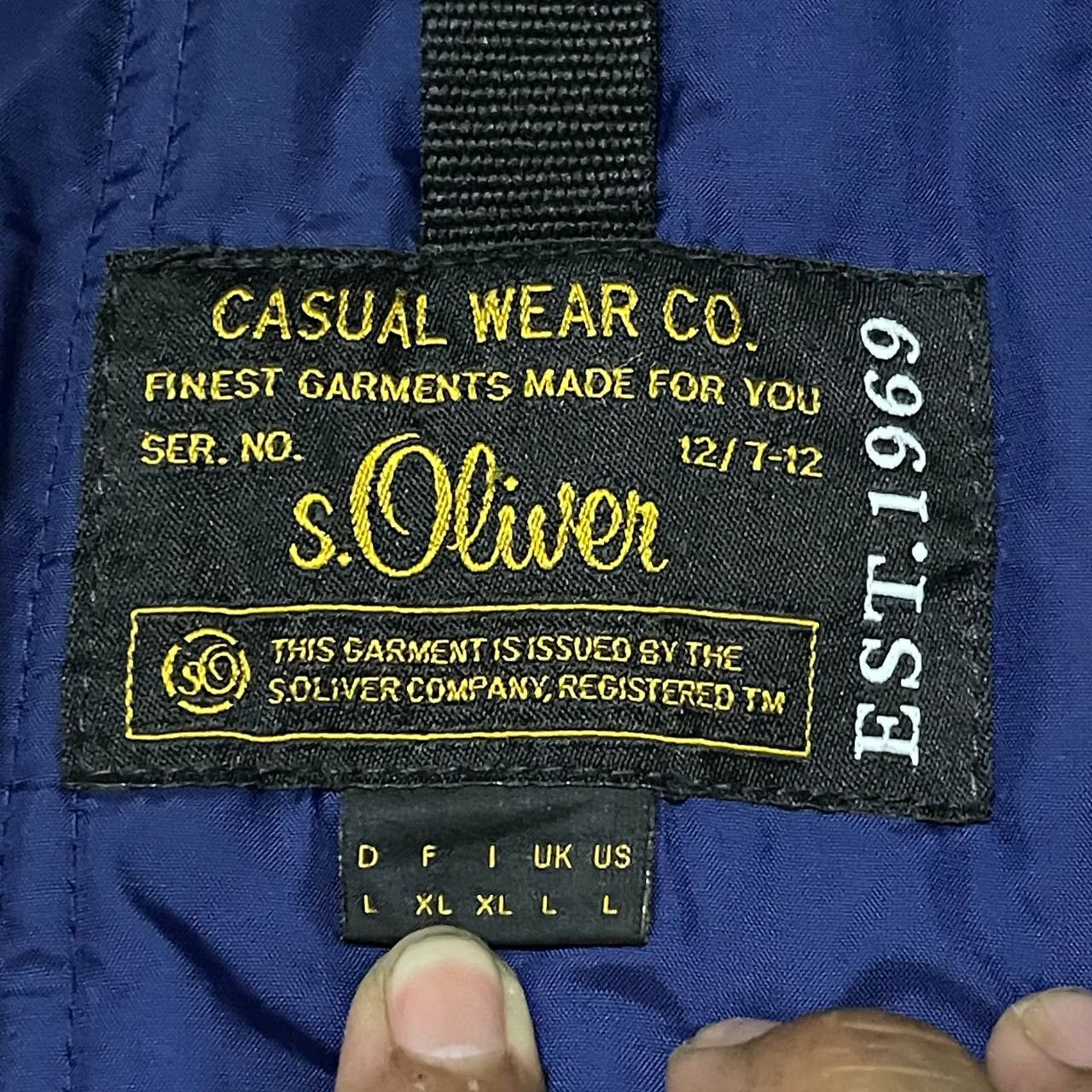 s.Oliver Vintage S. Oliver Waxed Jacket Size US L / EU 52-54 / 3 - 14 Thumbnail