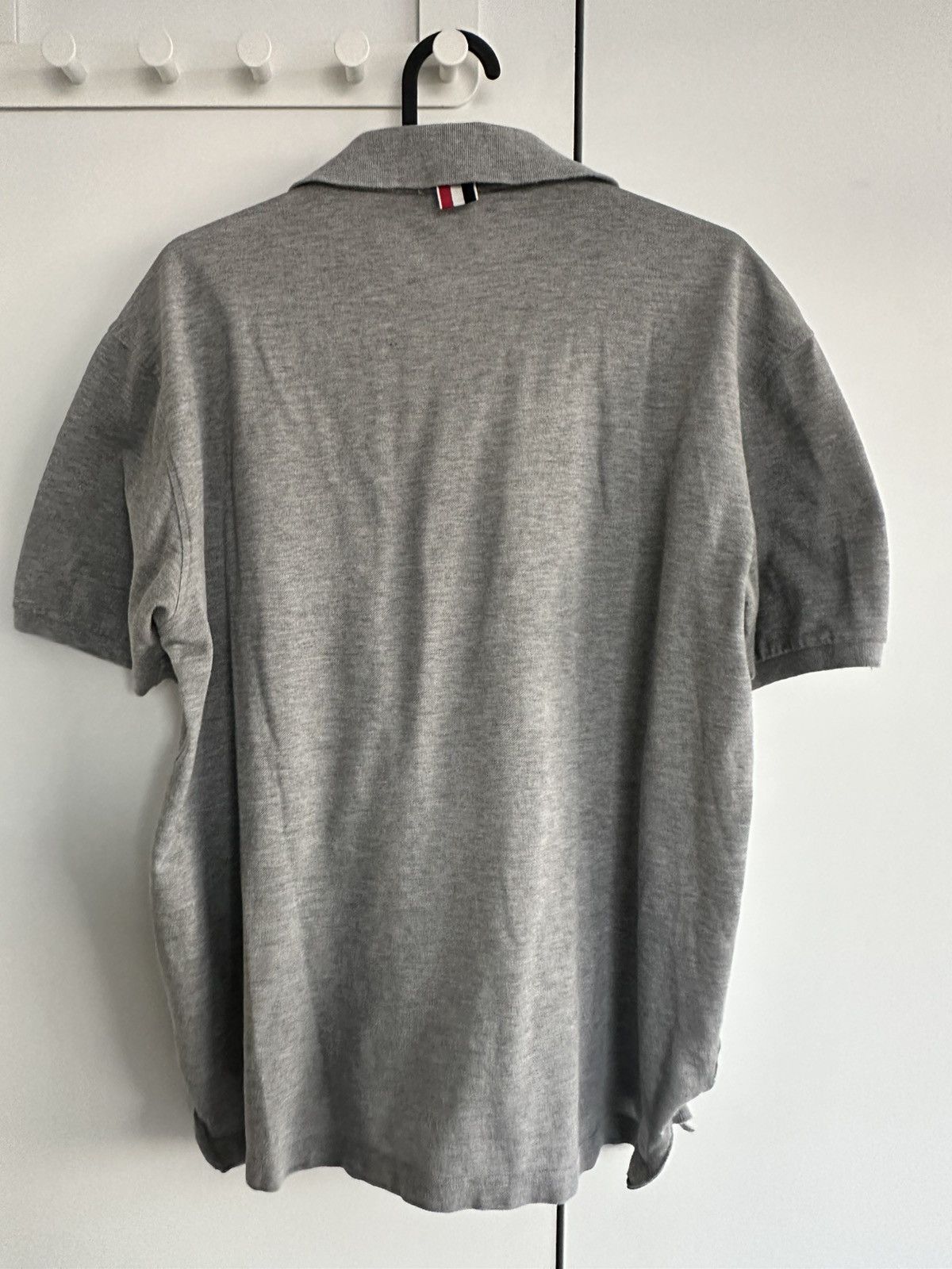 Thom Browne Thom Browne grey polo Size US M / EU 48-50 / 2 - 4 Thumbnail