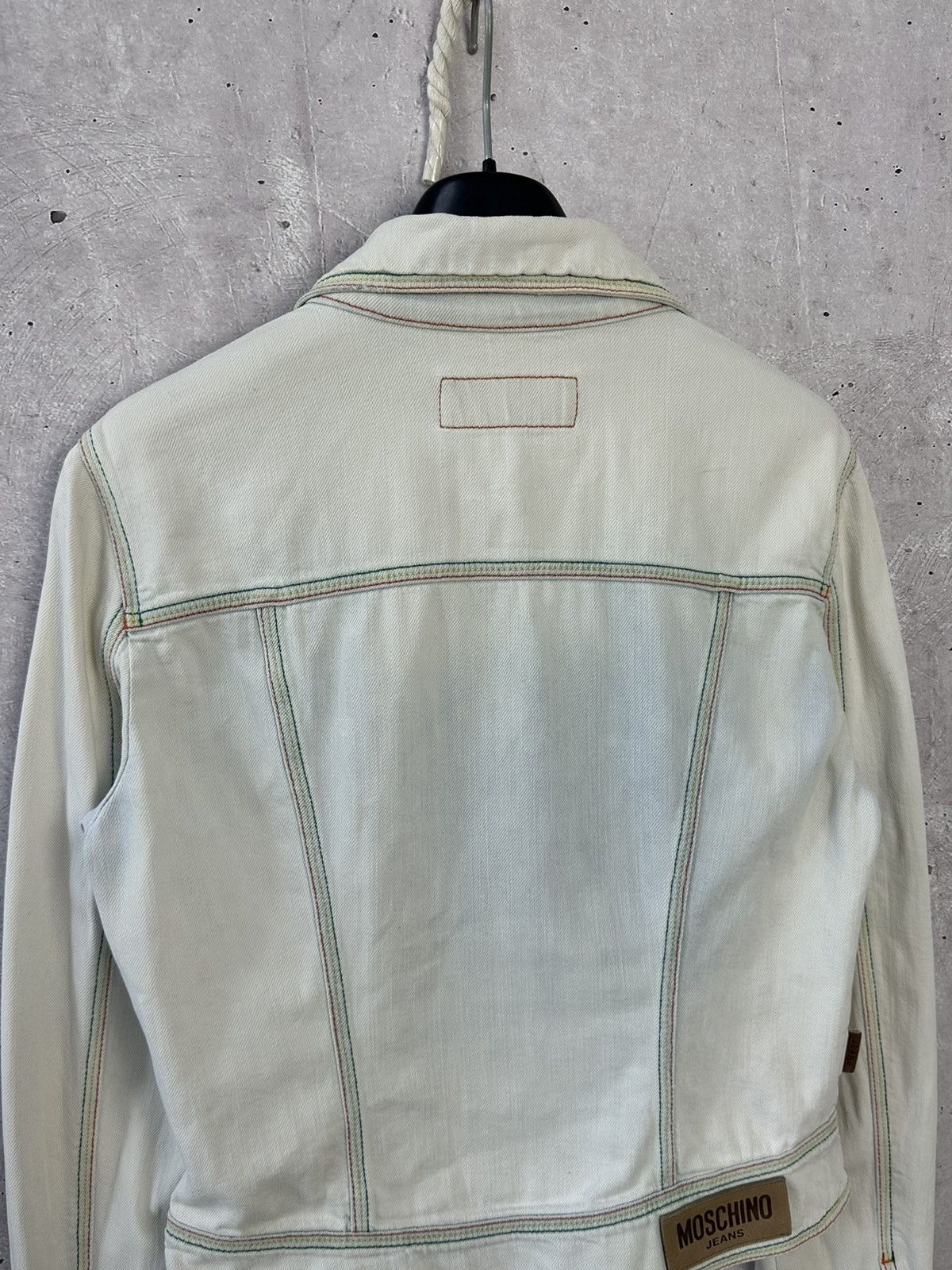 Moschino Vintage Moschino Jeans Blue Denim Blazer Jacket Size M / US 6-8 / IT 42-44 - 9 Thumbnail
