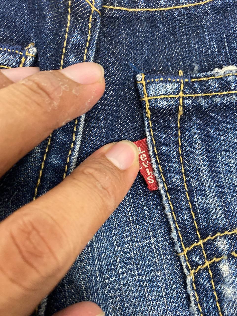 Levi's vintage levis 502 distressed denim nice design Size US 34 / EU 50 - 6 Thumbnail