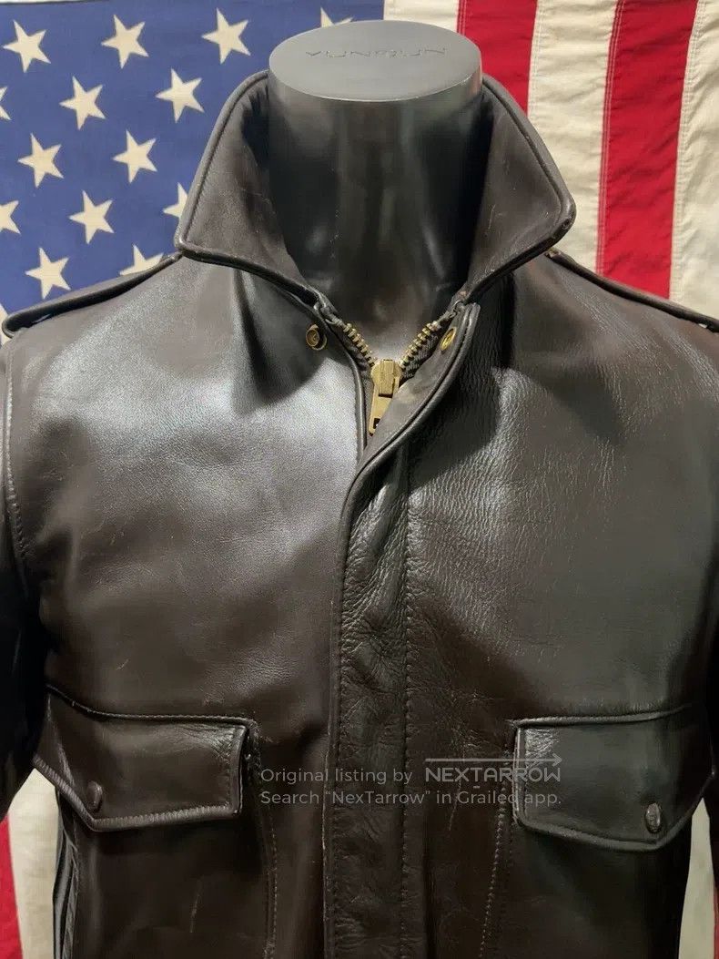 Schott Schott Heavy A2 leather jacket Size US S / EU 44-46 / 1 - 4 Thumbnail