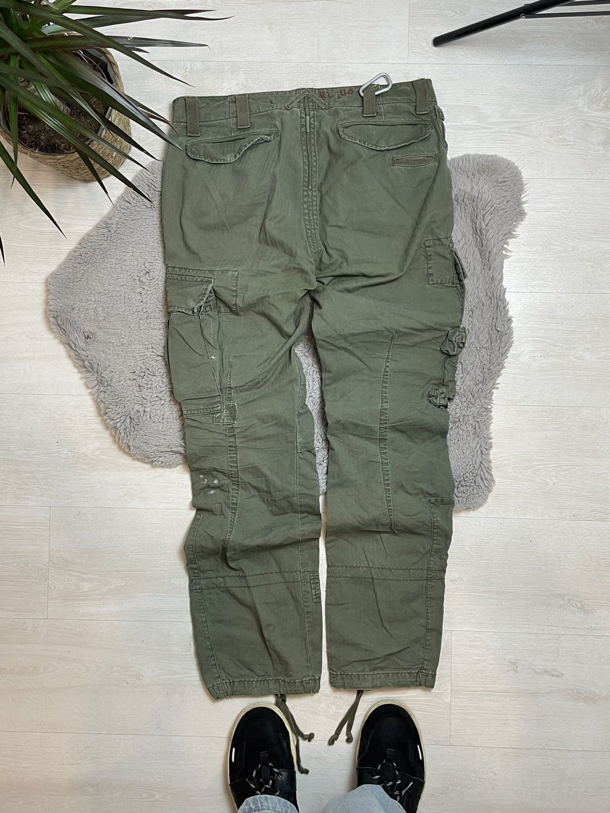 Polo Ralph Lauren Vintage 90's Baggy Cargo Pants Multipocket