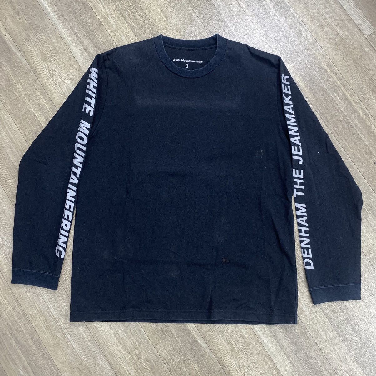 DENHAM × White Mountaineering White Mountaineering X Denham Spell Out T Shirt Long Sleeve Size US L / EU 52-54 / 3 - 1 Thumbnail