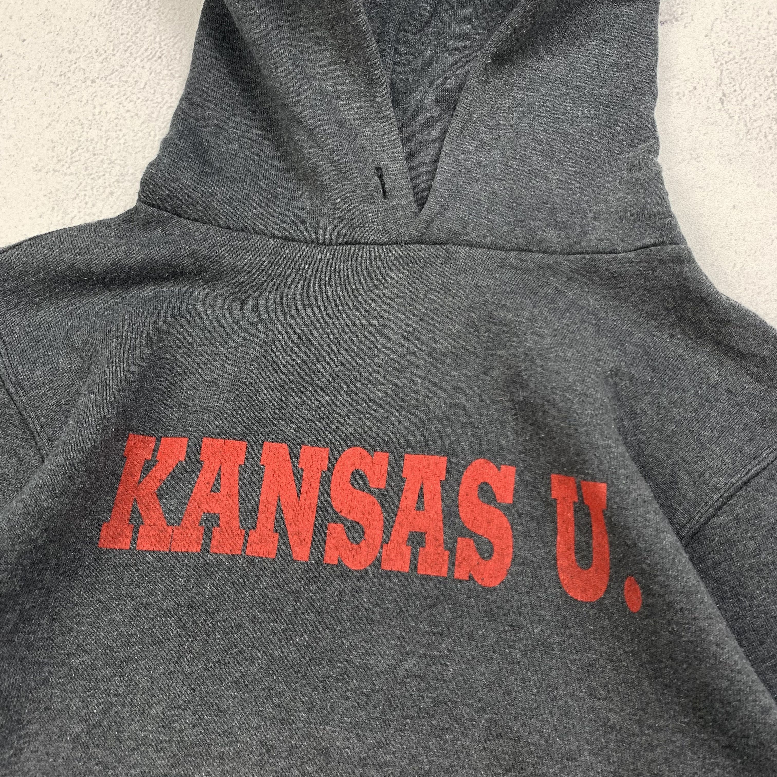 Russell Athletic Vintage Kansas University Hoodie Size US S / EU 44-46 / 1 - 2 Thumbnail